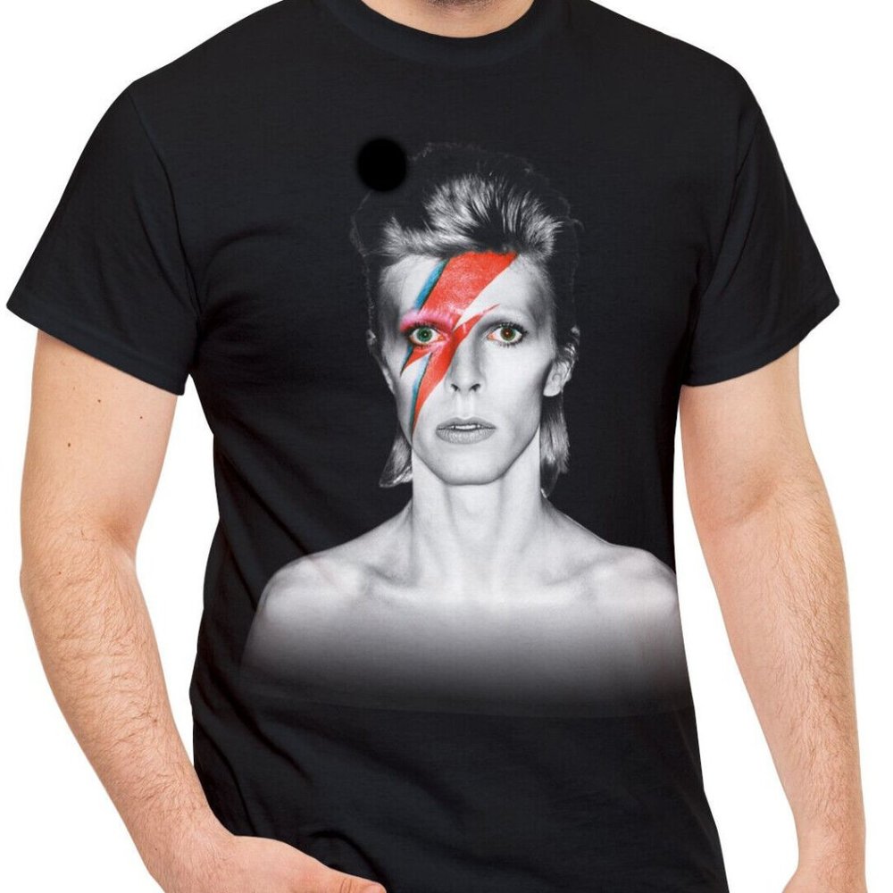 David Bowie Artist Music Pop Retro Fan T-Shirt Men's T Shirt Tee Cotton S M L XL